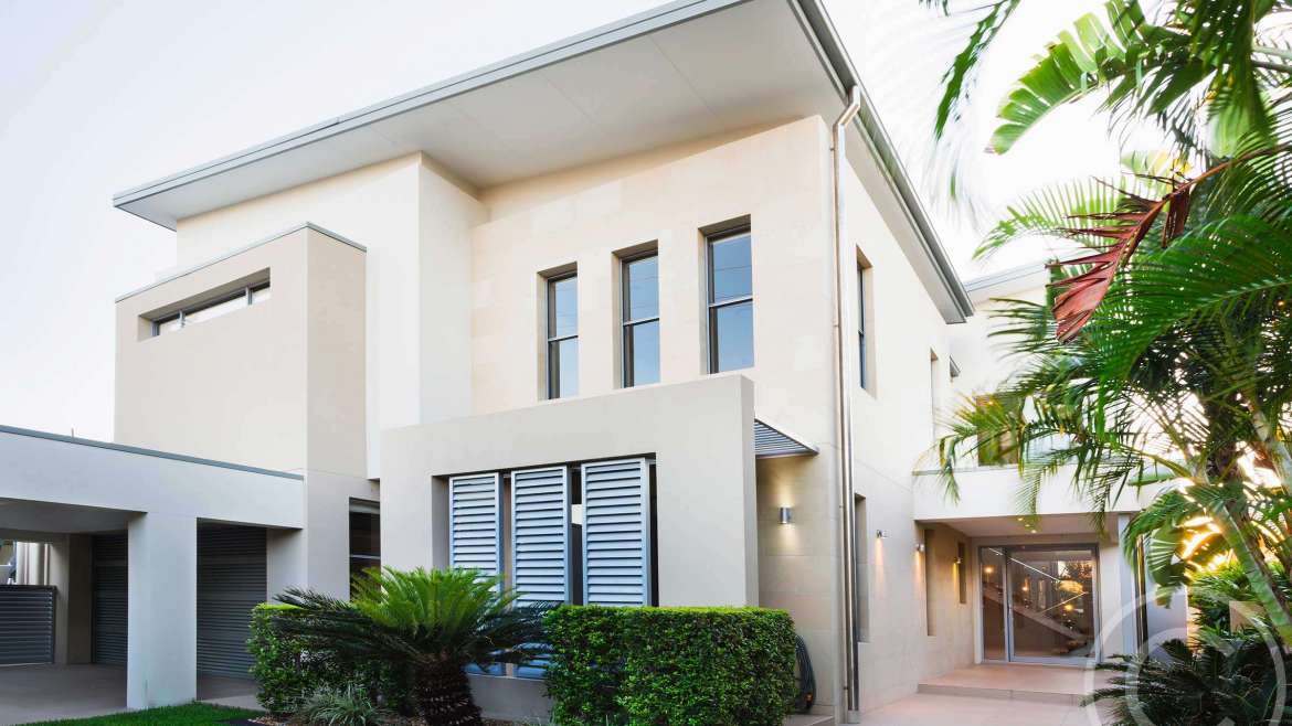 A House with a Massive, Undulating, Wave-Like Exterior